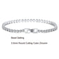 diamond cuban link tennis bracelet