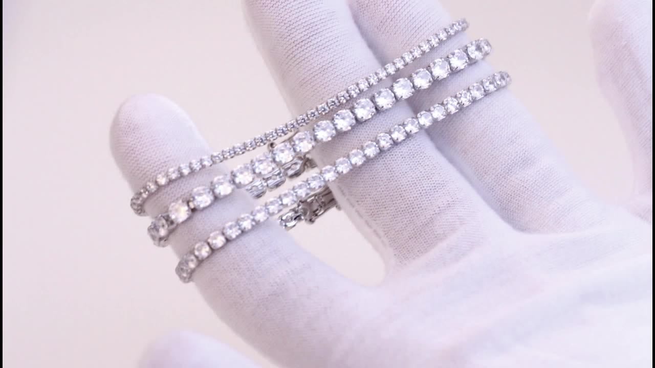 diamond cuban tennnis bracelet