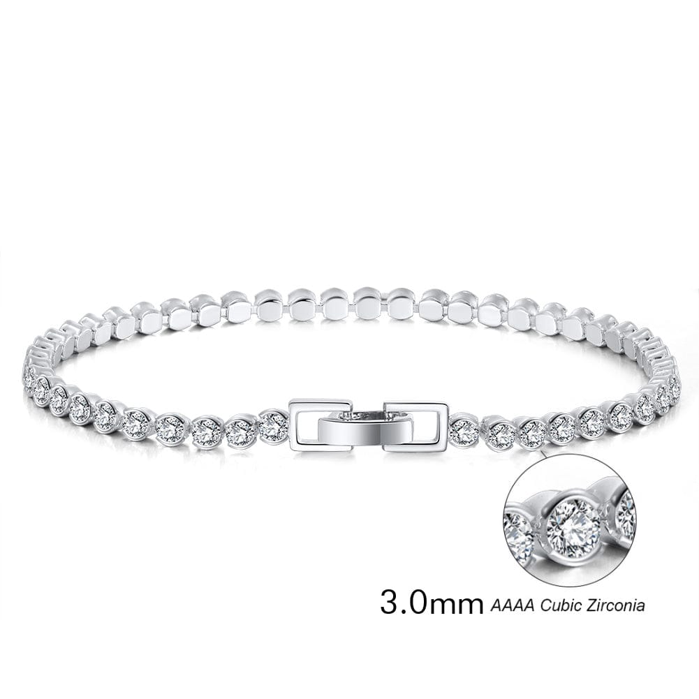 diamond cuban tennis bracelet