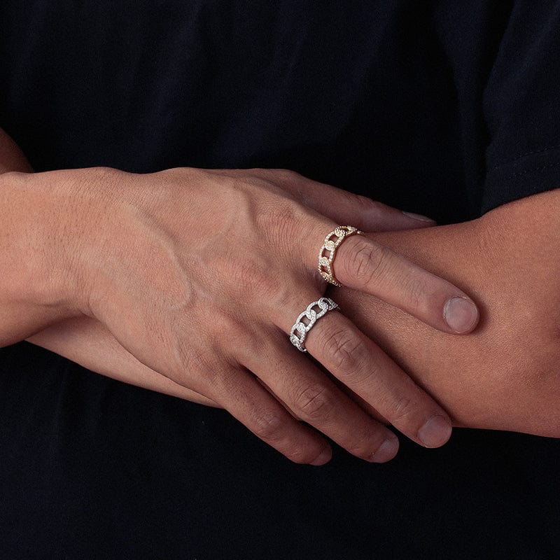 iced out star ring