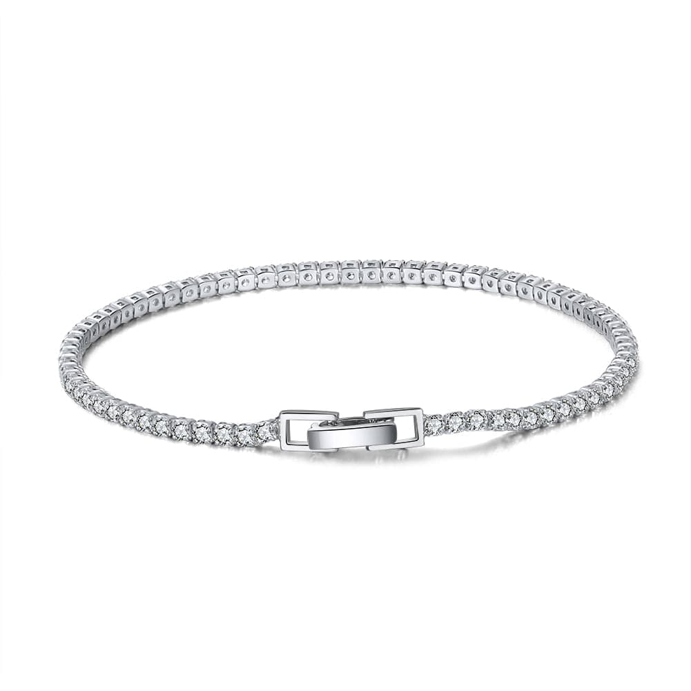 moissanite diamond tennis braceletx
