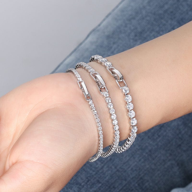 diamond cuban tennis bracelets