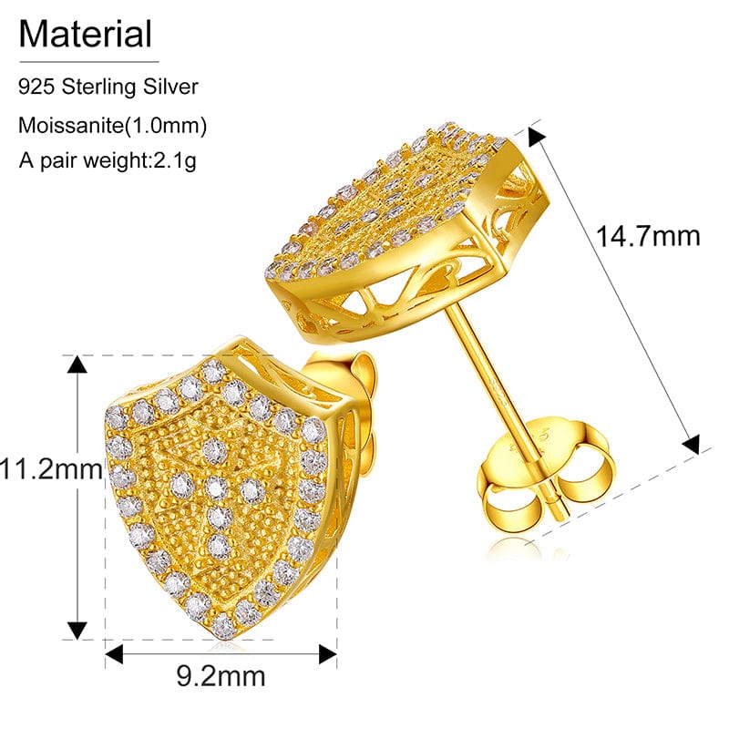 Buy 0.33 Carat (ctw) 14K Yellow Gold Princess Cut White Diamond Ladies Stud  Earrings Online at Dazzling Rock