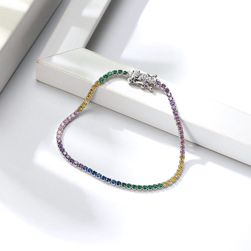 moissanite diamond tennis bracelet