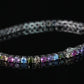 925 Sterling Silver -  Round Diamond  - Cubic Zirconia Bracelet
