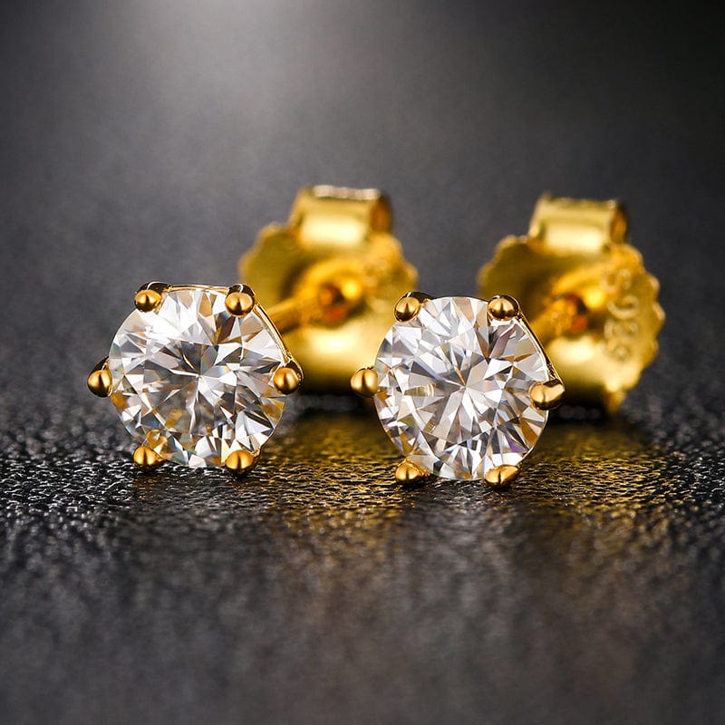 VVS moissanite earrings