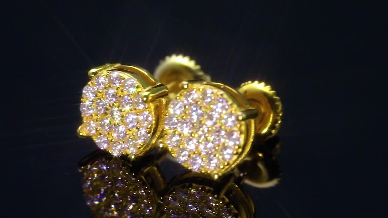 moissanite stud earrings studs