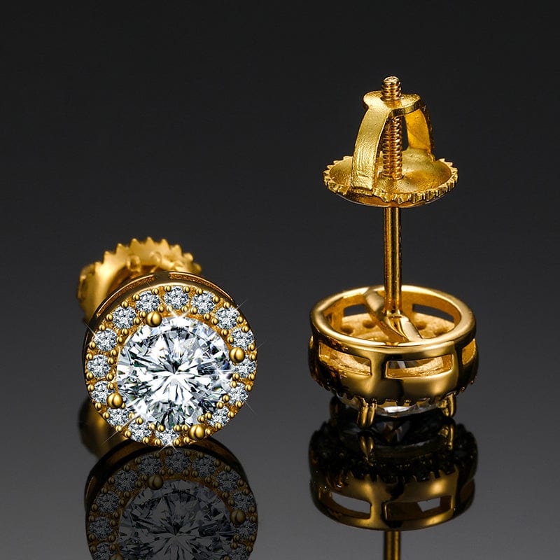 moissanite stud earrings studs