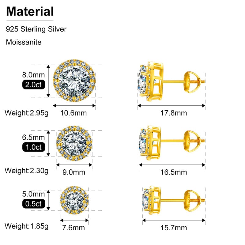 moissanite hiphop jewelry