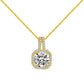 925 Sterling Silver - Zircon Necklace