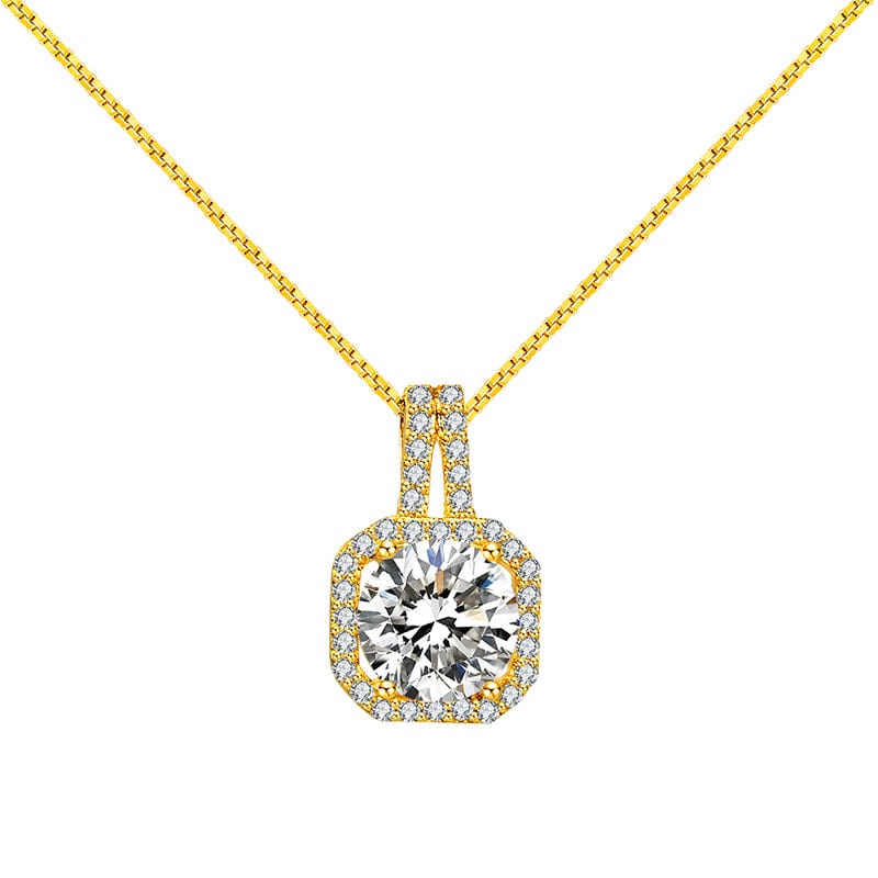 925 Sterling Silver - Zircon Necklace