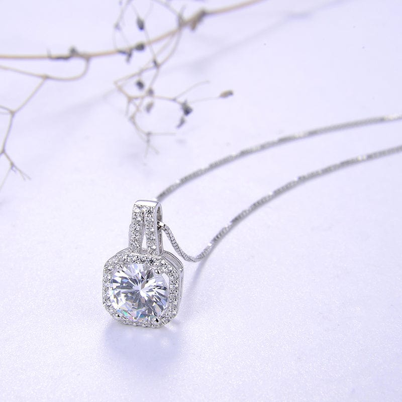 925 Sterling Silver - Zircon Necklace