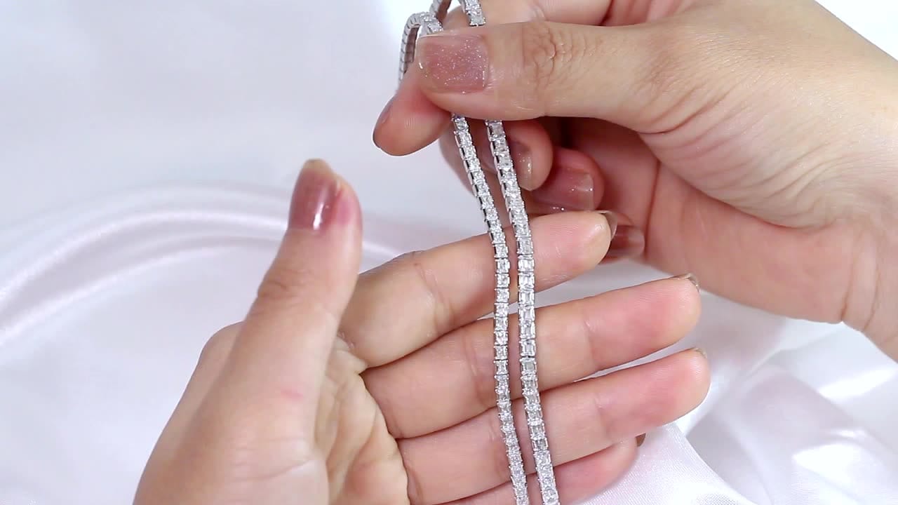 16mm Cuban Bracelet – Ice Dazzle