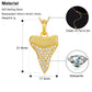 Dropshipping Fine Jewelry 14k 18k Gold Plated 925 Sterling Silver Pass Diamond Tester VVS Moissanite Charm Pendant Necklace