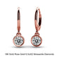 buy cheap 18k solid gold stud earring online