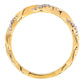 Fine Jewellery Design 18K White Yellow Gold Diamond Wedding Ring For Woman