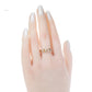 Fine Jewellery Design 18K White Yellow Gold Diamond Wedding Ring For Woman