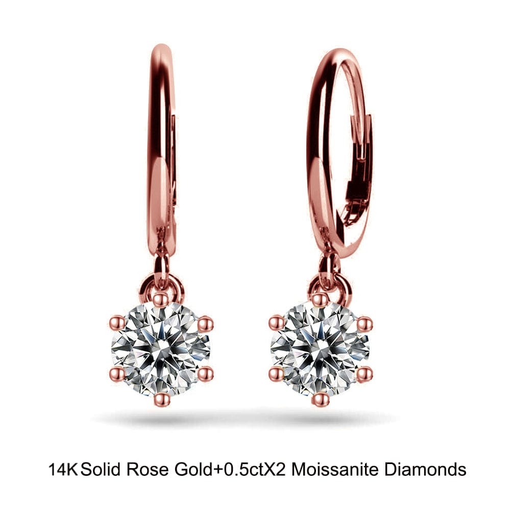 gold natural diamond hoop earrings