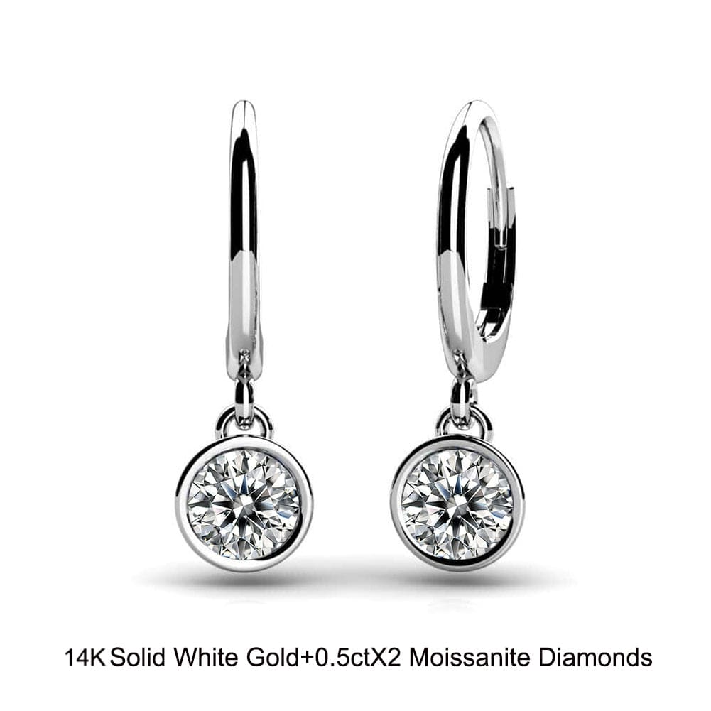 best moissanite dimond stud earrings
