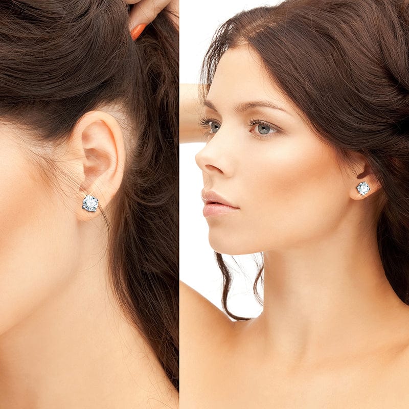 VVS moissanite earrings