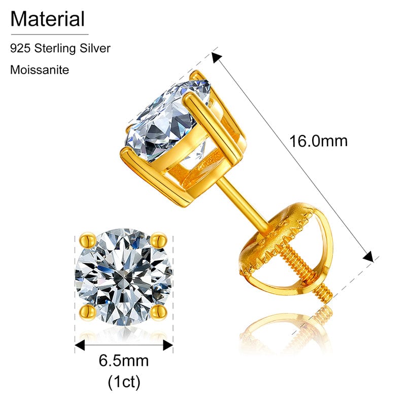 best moissanite diamond earing for sale online