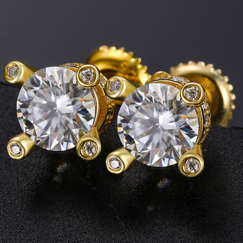 cheap moissanite diamond stud earrings online