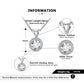 Jewelry SN215+SE231 S925 Sterling Silver  Necklace - Big Cubic Zircon Jewelry