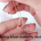 Minimalist  Jewelry - 14K Gold Plated Butterfly Pendant