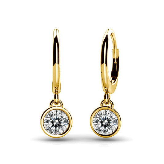 Pure Gold Jewelry -Drop Earrings For Women