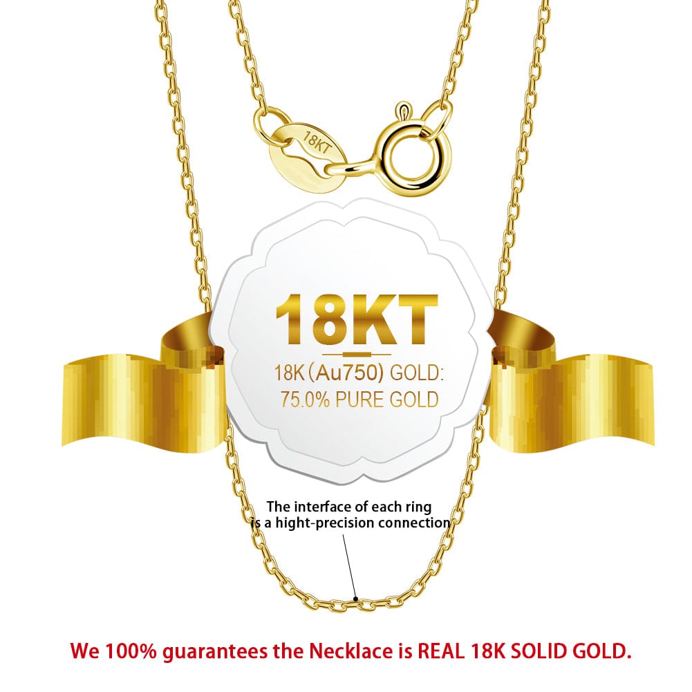 buy cheap solid gold necklace online USA