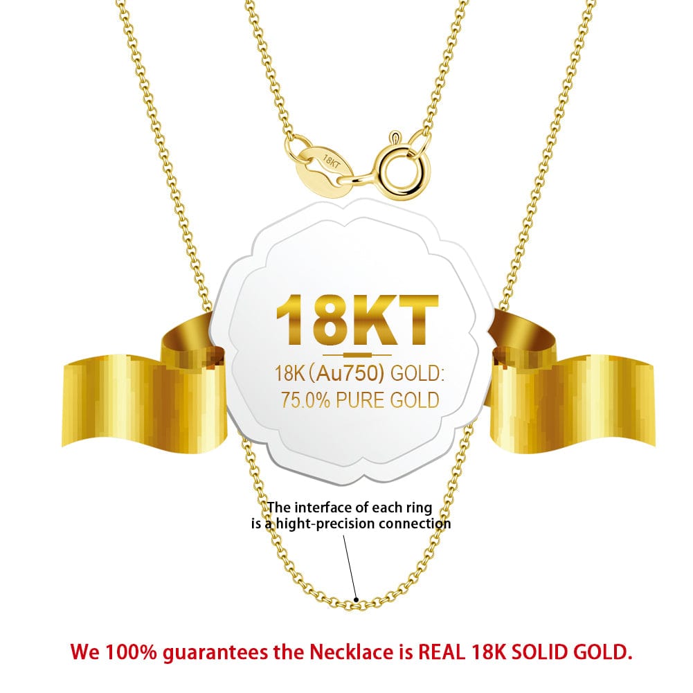 buy cheap solid gold necklace