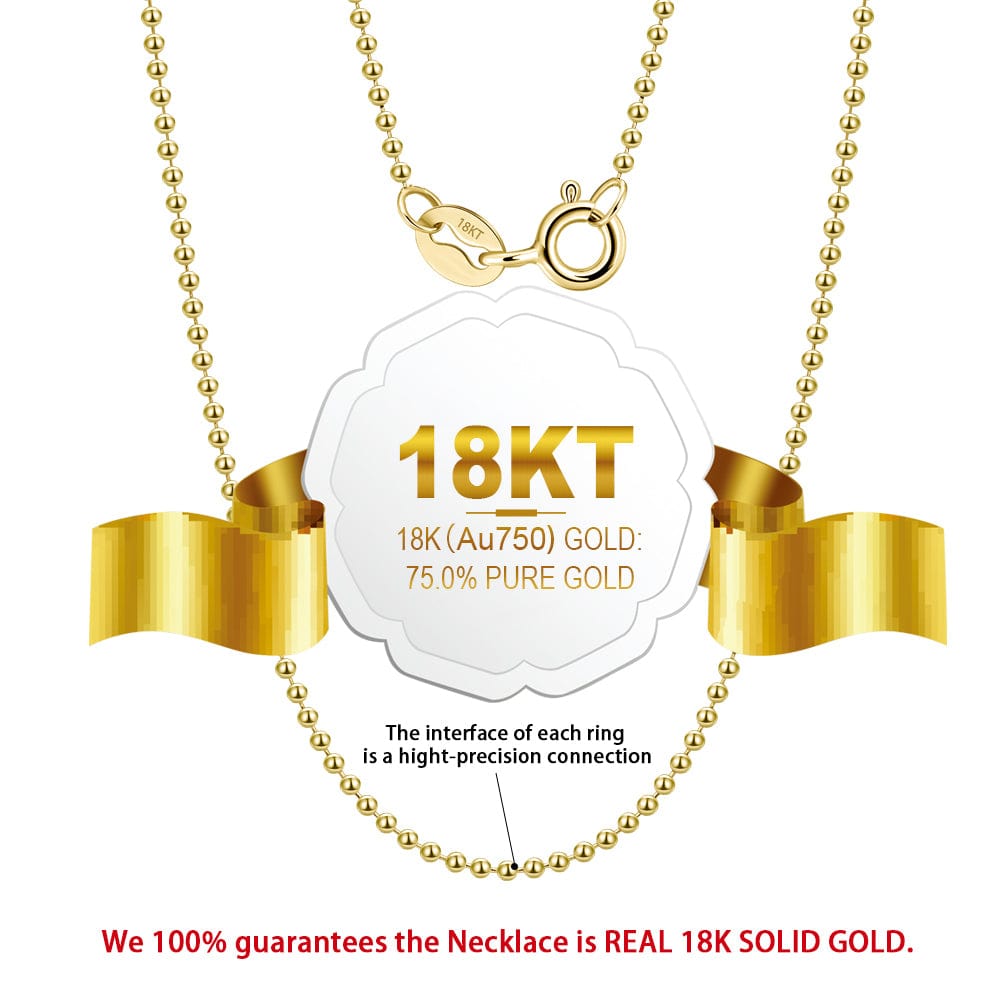 buy cheap solid gold necklace online USA