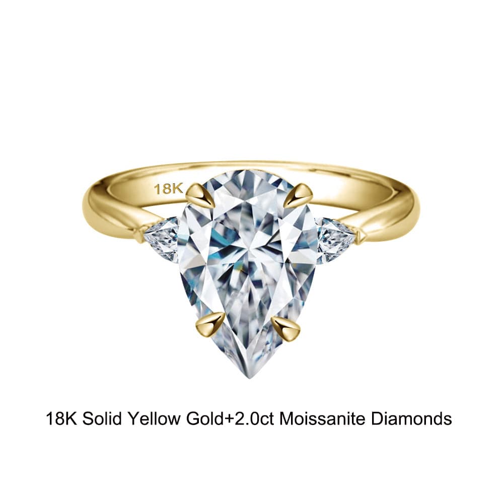 gold solitaire engagment ring