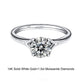 gold solitaire enggment ring