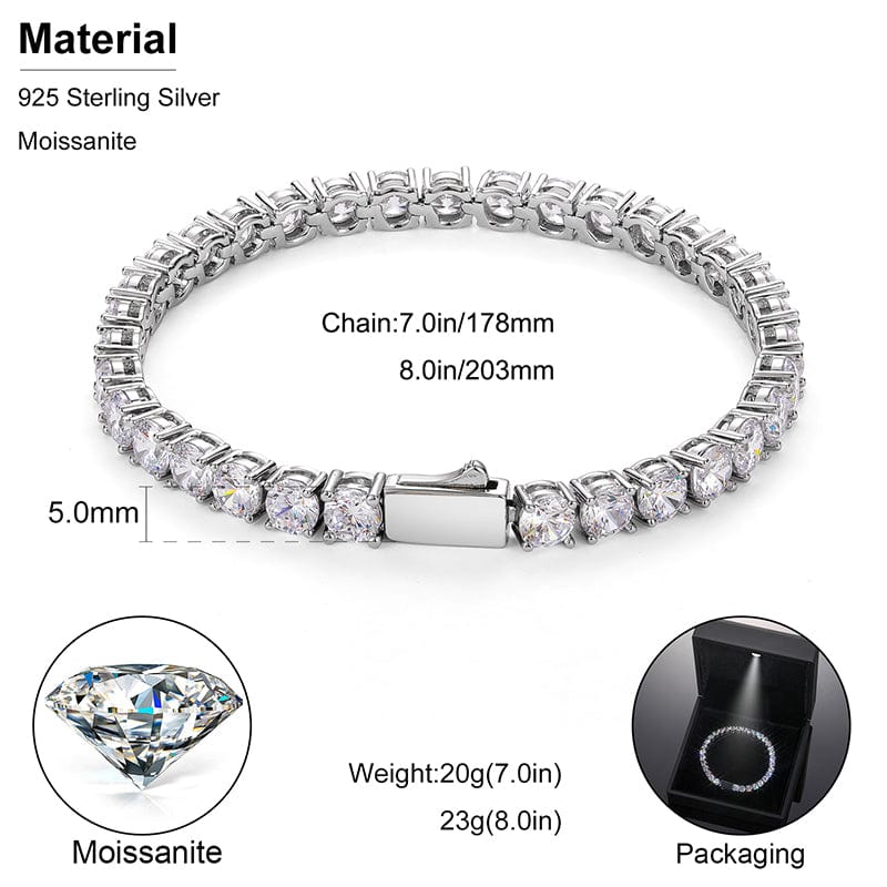 VVS moissanite chain