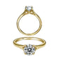 Rings Classic  Prong Engagement Rings - 1.0 ct  Solitaire Moissanite Wedding Ring