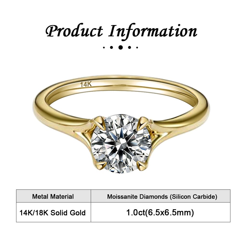 moissanite diamond engagment ring