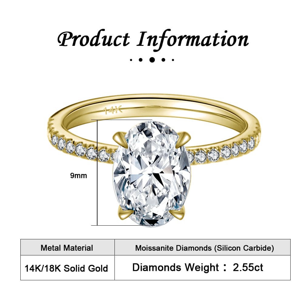 solid gold engagment rings