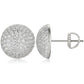S925+CZ-silver 925 Sterling Silver Stud Earrings - D  VVS Moissanite Diamond