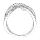 Shining 18K White Gold 18K Yellow Gold 18K Rose Gold Diamond Fashion Ring For Girl