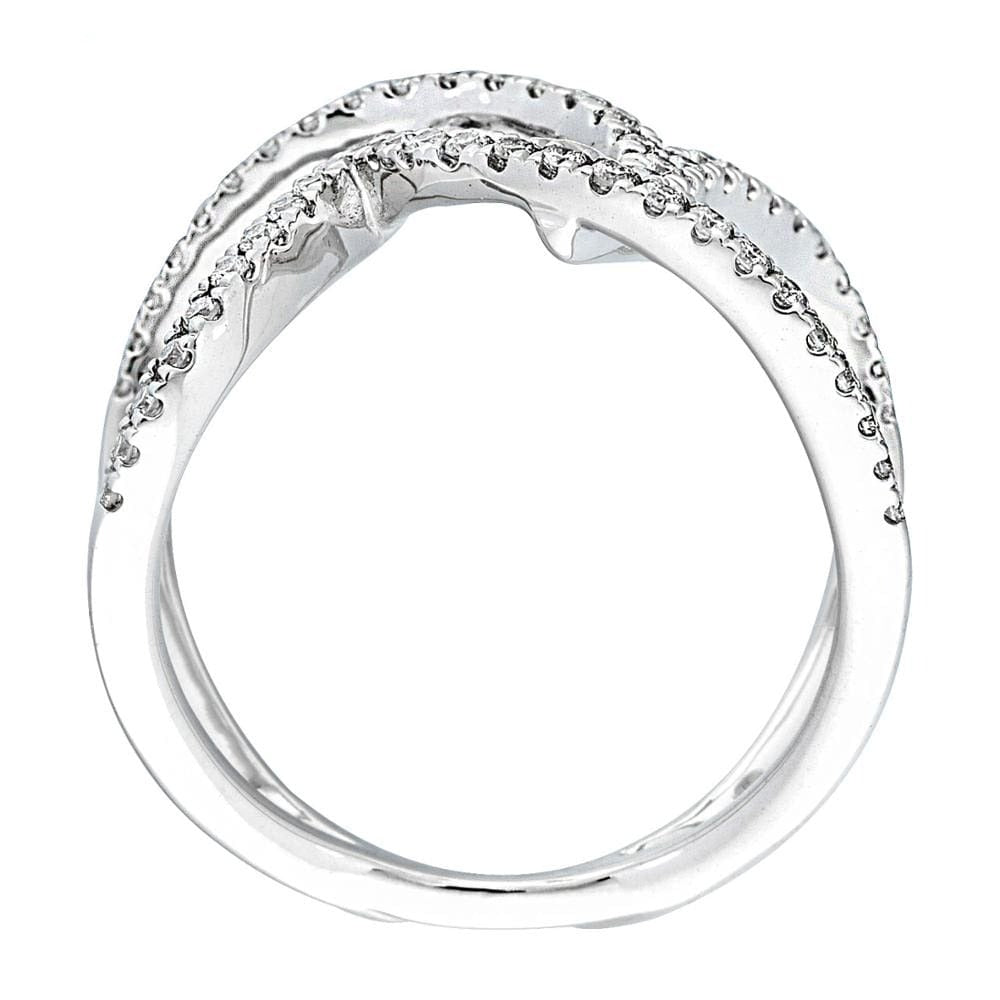 Shining 18K White Gold 18K Yellow Gold 18K Rose Gold Diamond Fashion Ring For Girl