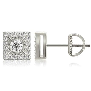 VVS moissanite earrings