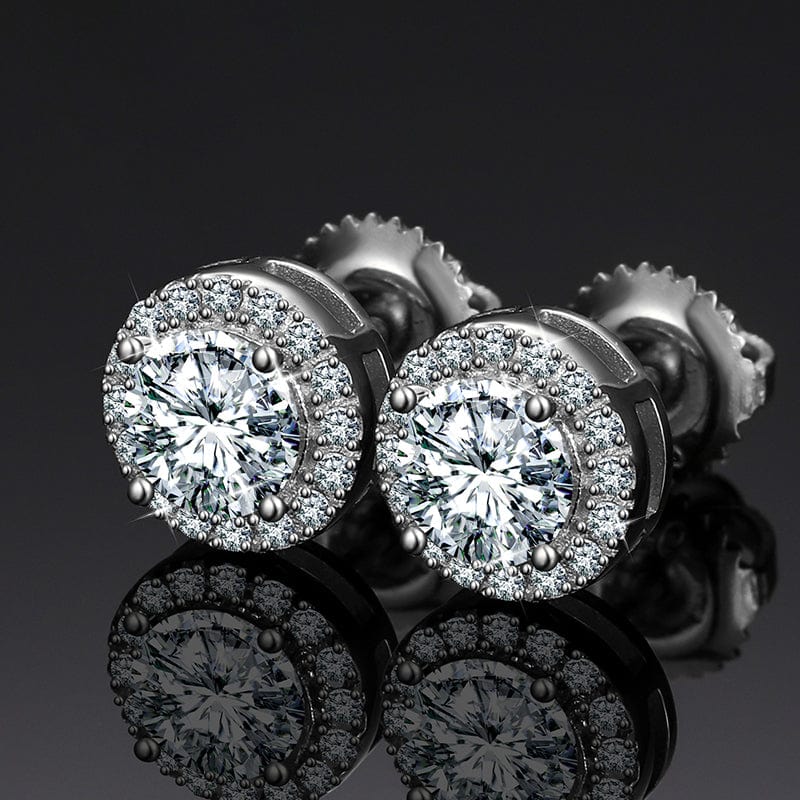 VVS moissanite earrings