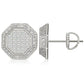 moissanite diamond stud earrings