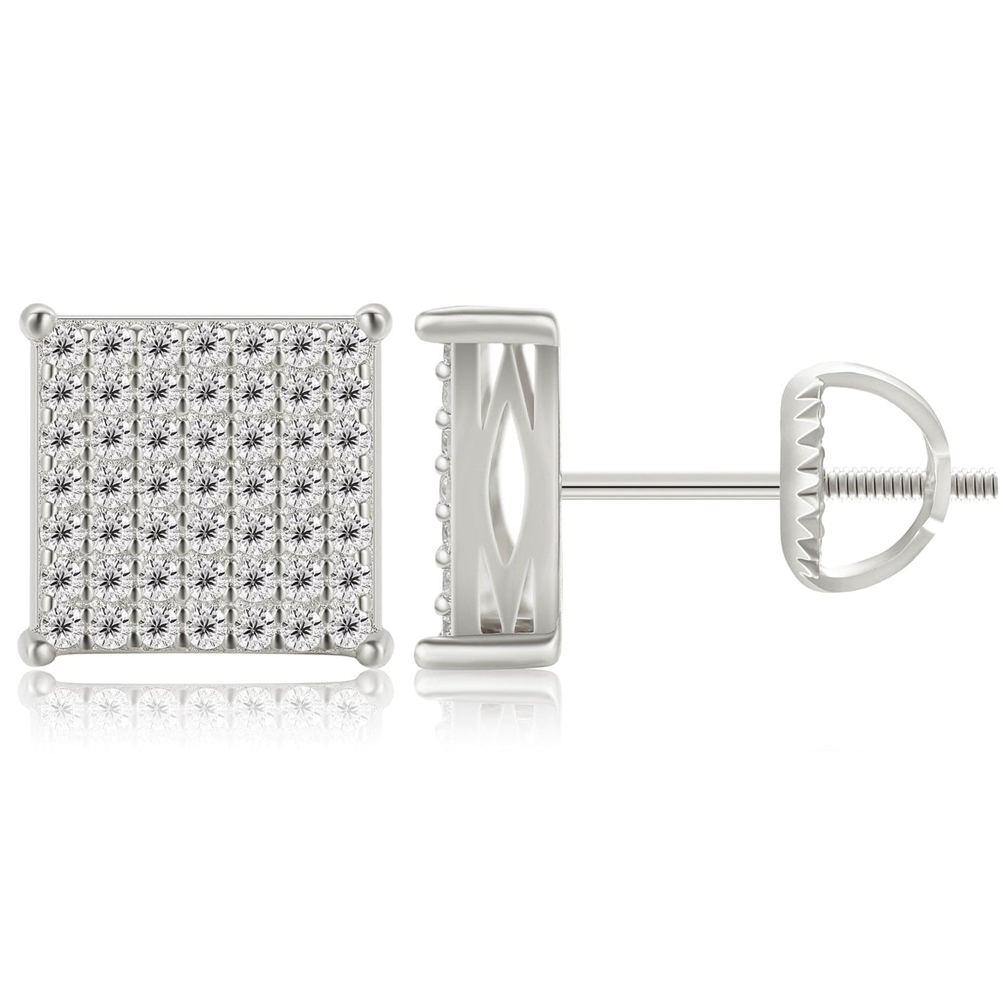 moissanite stud earrings studs