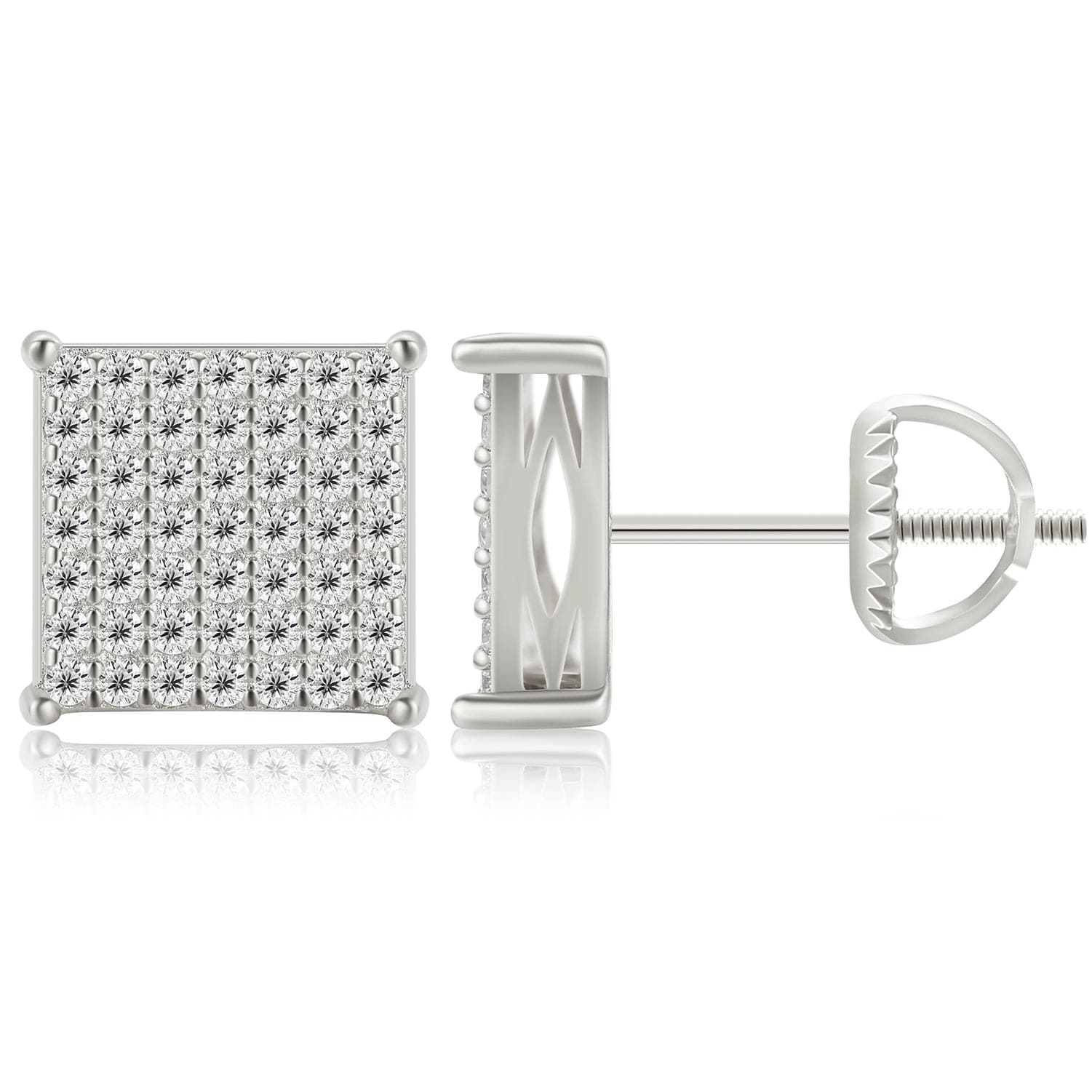 moissanite stud earrings studs
