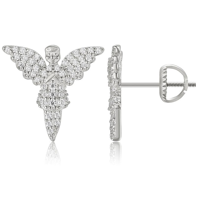 moissanite gold earrings gold