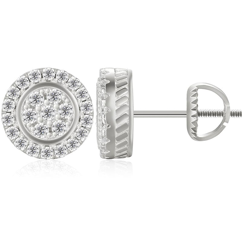 moissanite diamond stud earrings