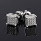 moissanite stud earrings gold