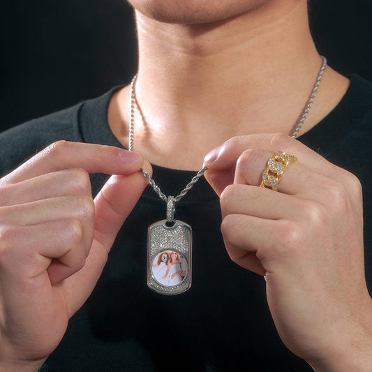 Gold Plated  Custom Pendant Necklace